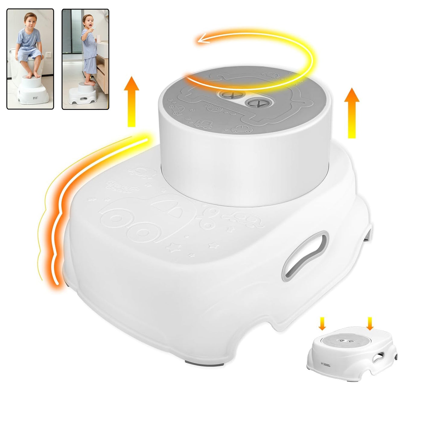 Padded 2-Step Step Stool